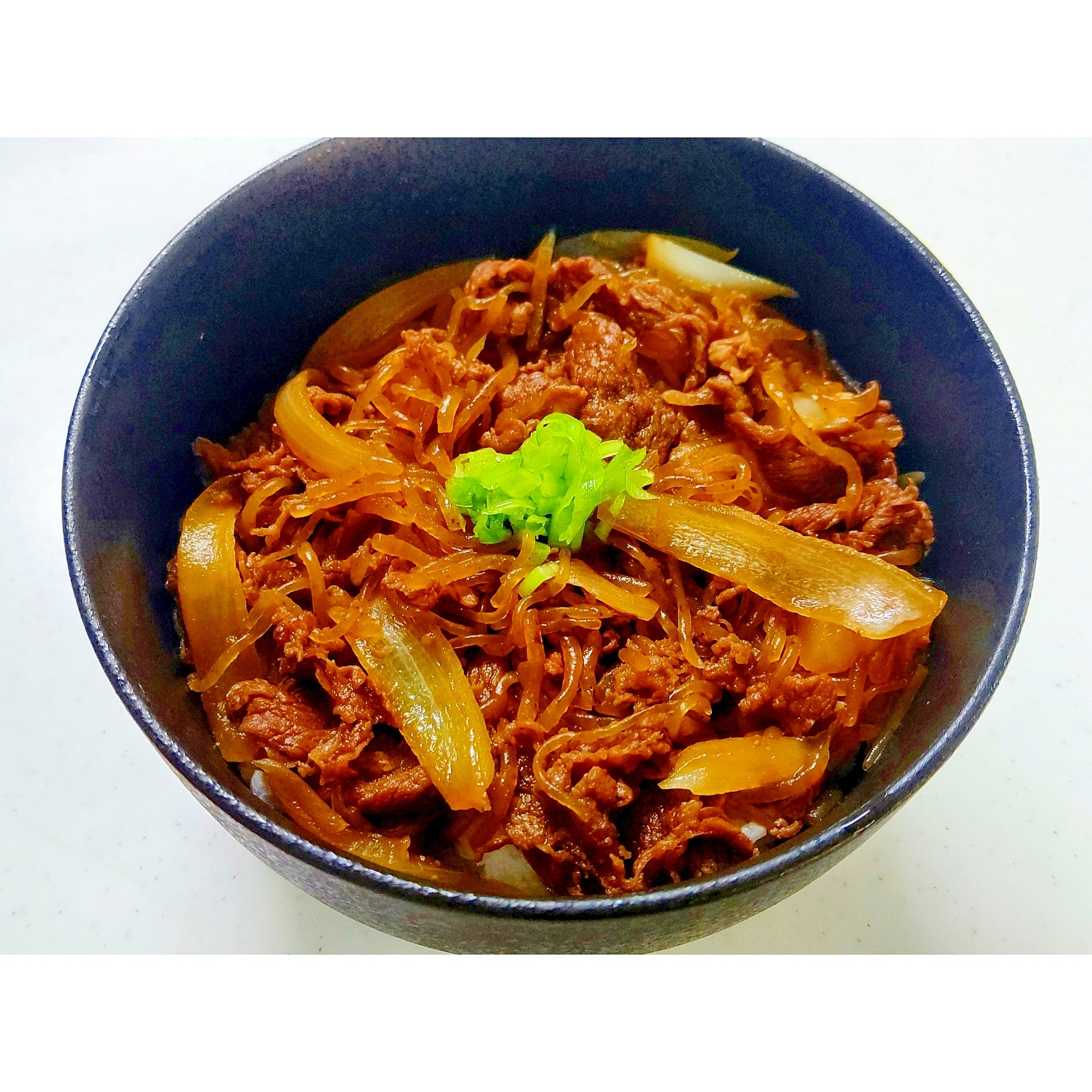 【糸こんにゃくでかさ増し】牛丼