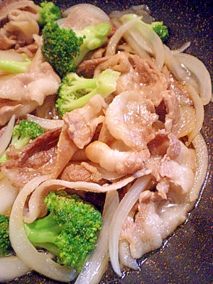 和風 肉野菜炒め ブロッコリー 玉ねぎ 豚バラ レシピ 作り方 By あこ 楽天レシピ