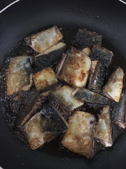 ご飯に合います。タレがしっかりしているので、魚の臭みがなくなりますね。秋刀魚でも美味しくできそうです。