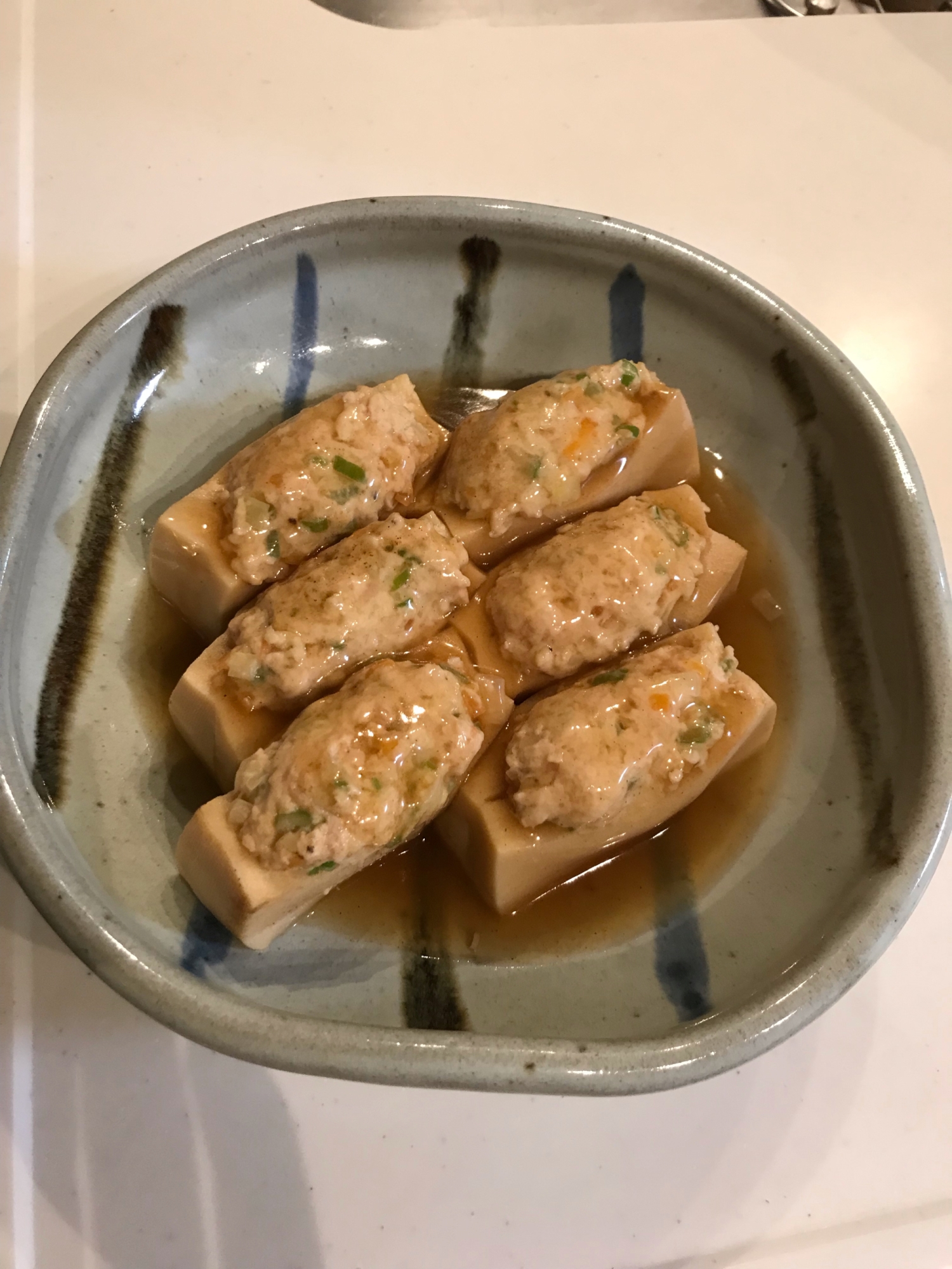 高野豆腐の肉はさみ煮