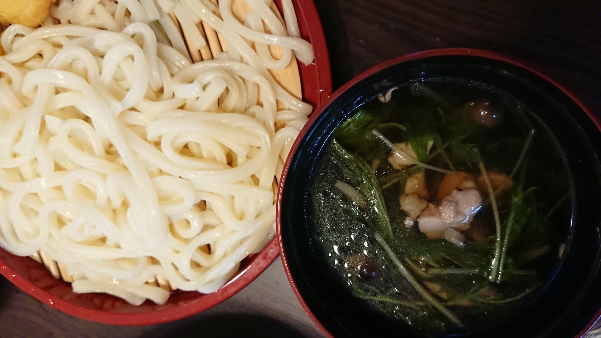 水菜つけ汁うどん