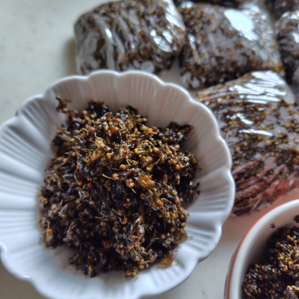 ご飯に合う！シソの実の佃煮