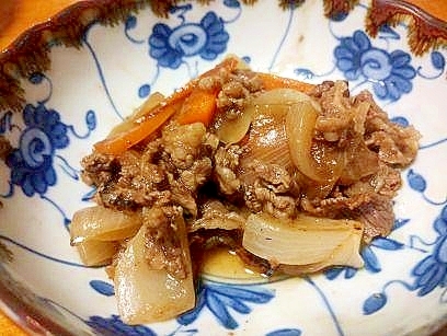 肉じゃがの　じゃがいも抜き「肉玉」
