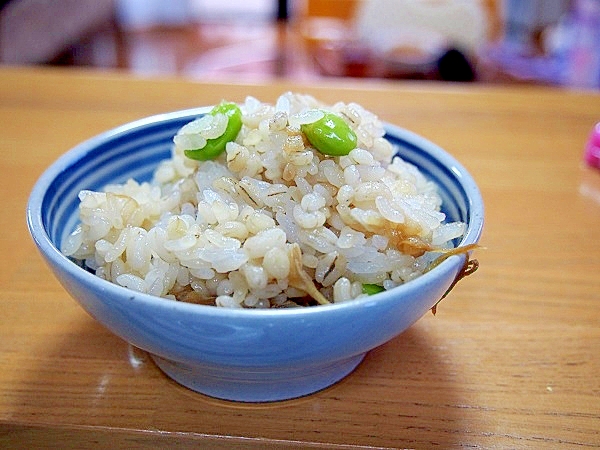 ミョウガの混ぜごはん