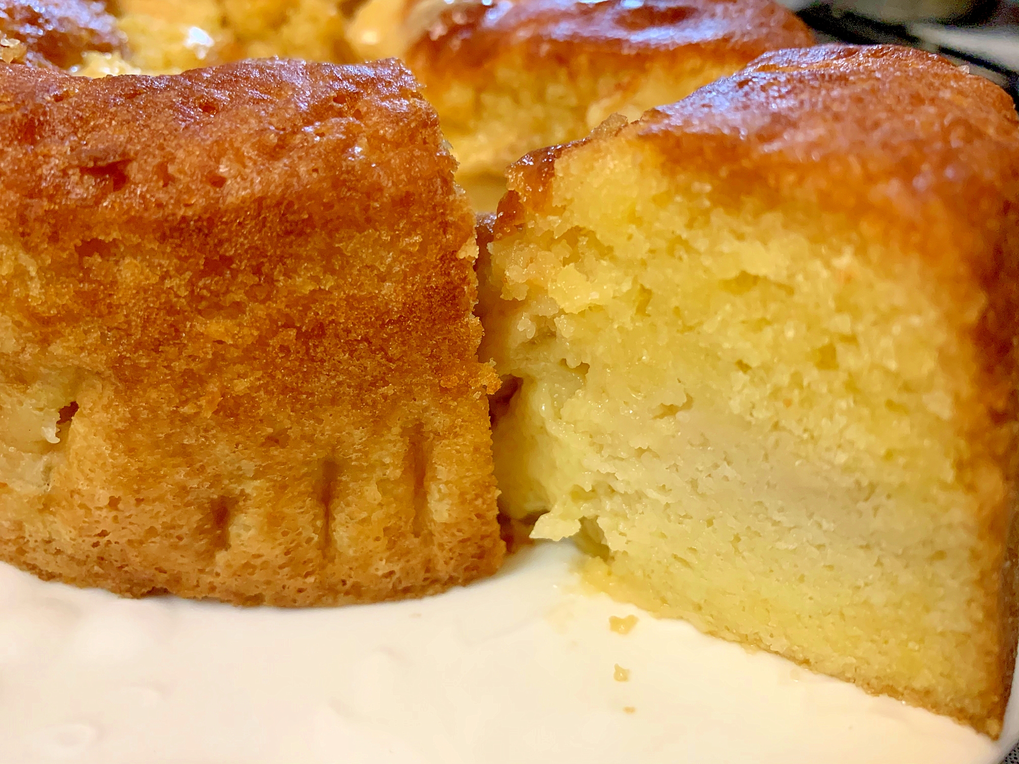 アプフェルクーヘン(りんごのケーキ)丸型