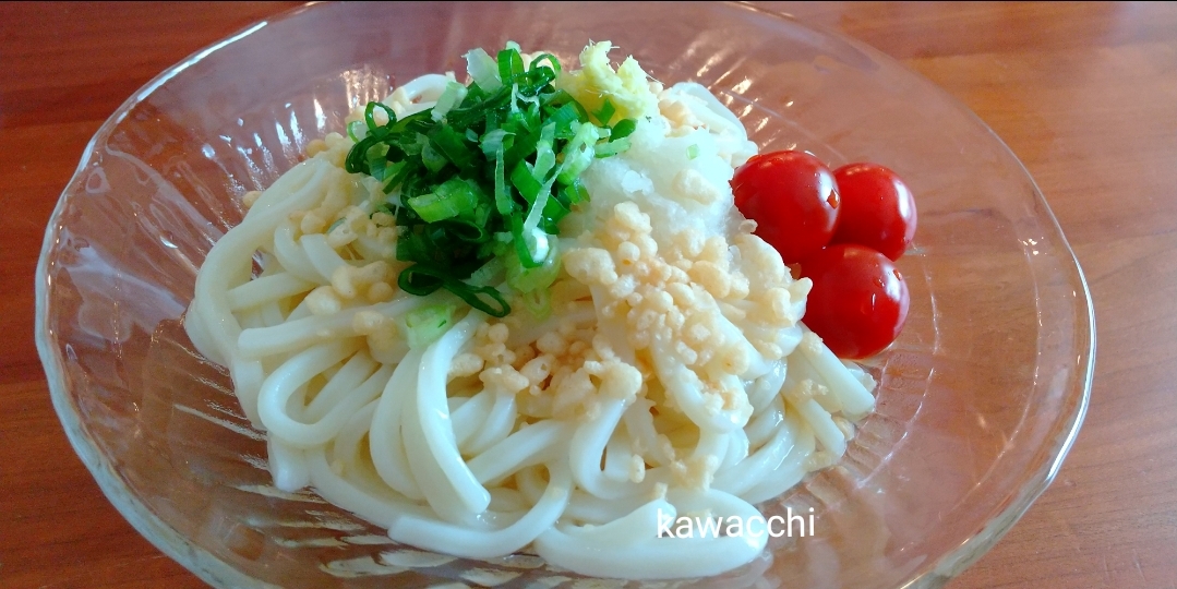 薬味たっぷりぶっかけうどん☆