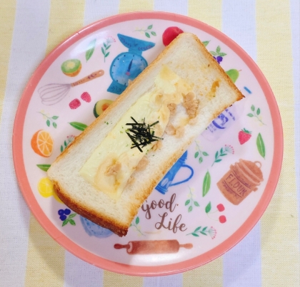 ツナ海苔チーズトースト