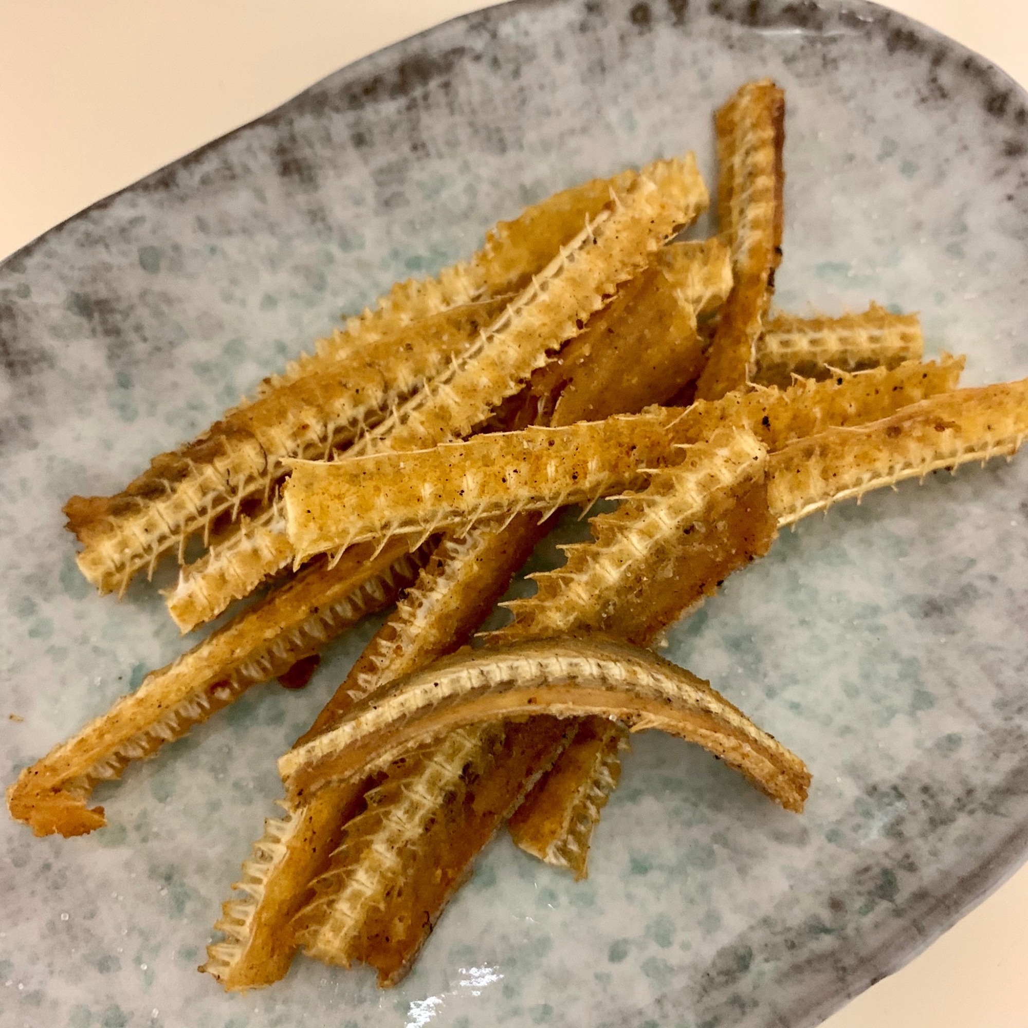 鱧(はも)の骨せんべい❤️