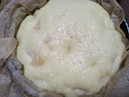 作ったミックス粉でリンゴの蒸しパンを作ってみました!
おいしかったです♪
