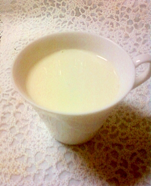 ☆*・白い飲み物☆練乳コラーゲンチョコ豆乳☆*:・