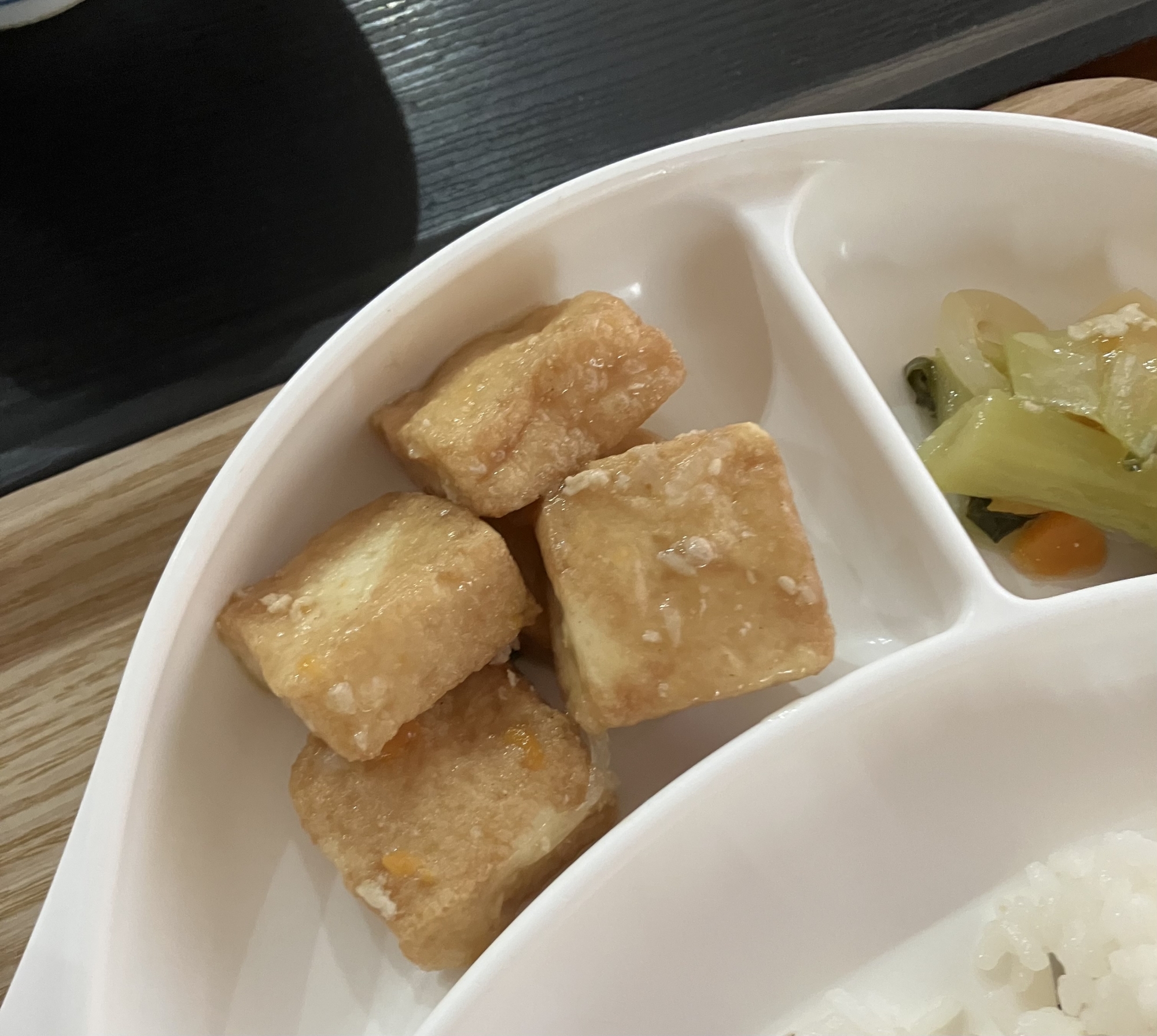 厚揚げの白味噌いため