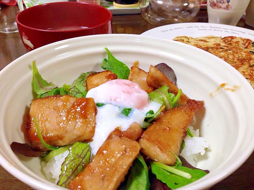 節約‼︎  すき身マグロの照り焼き丼