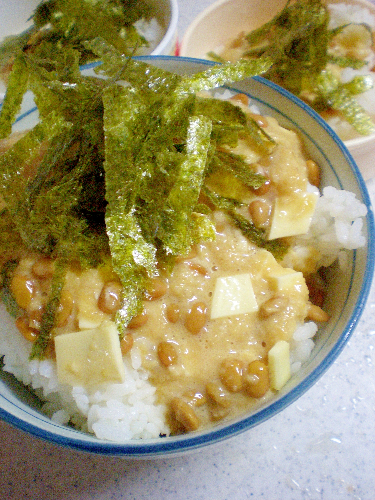 まろ～na とろろ納豆丼