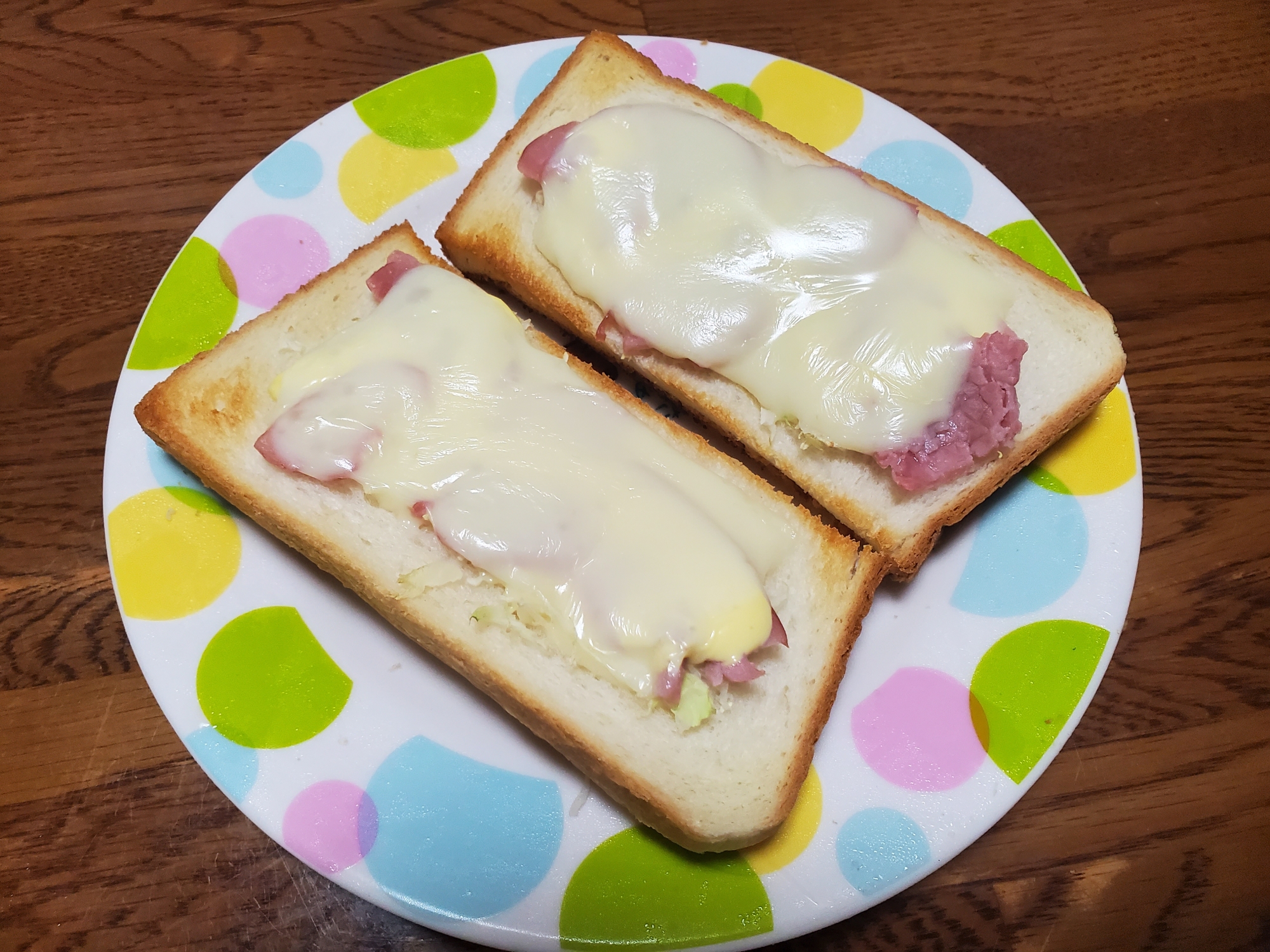 ハムマヨチーズトースト