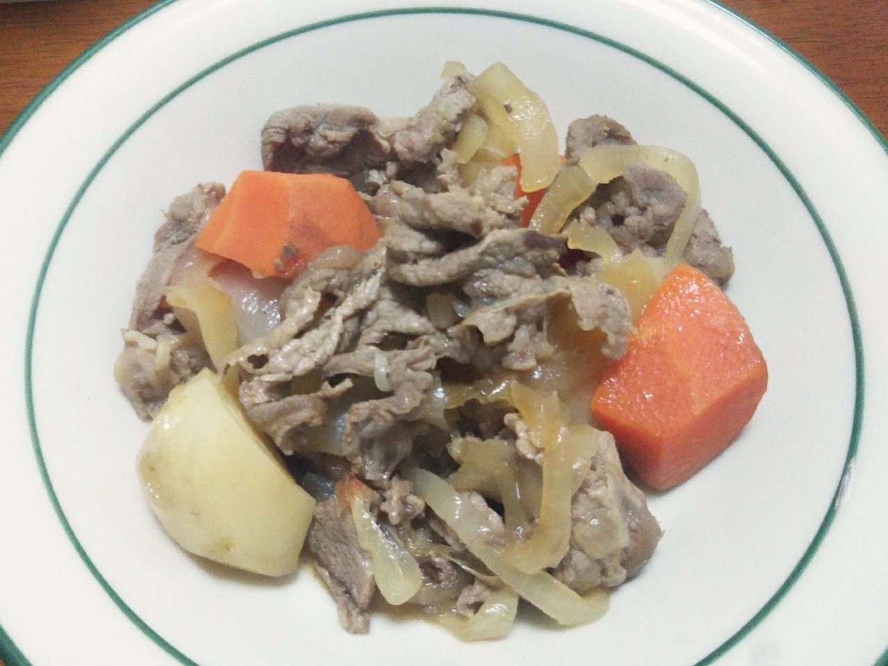 無水鍋で！肉じゃが♪