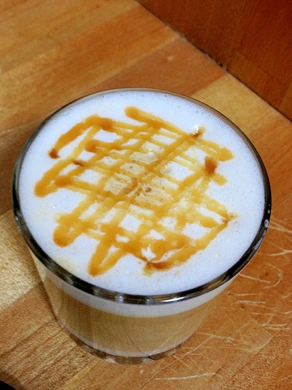 おうちで＊簡単キャラメルマキアート レシピ・作り方 by ミニオン