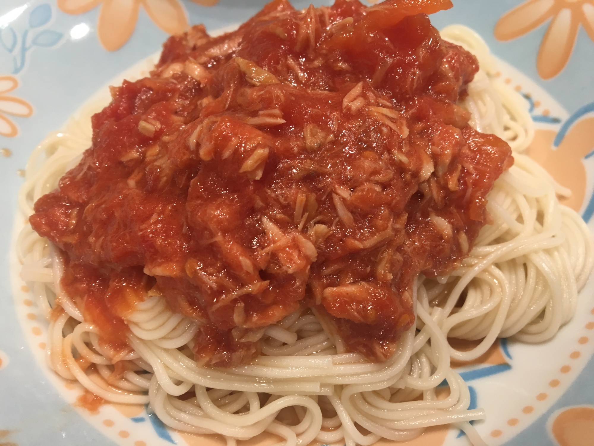 素麺でカッペリーニ風