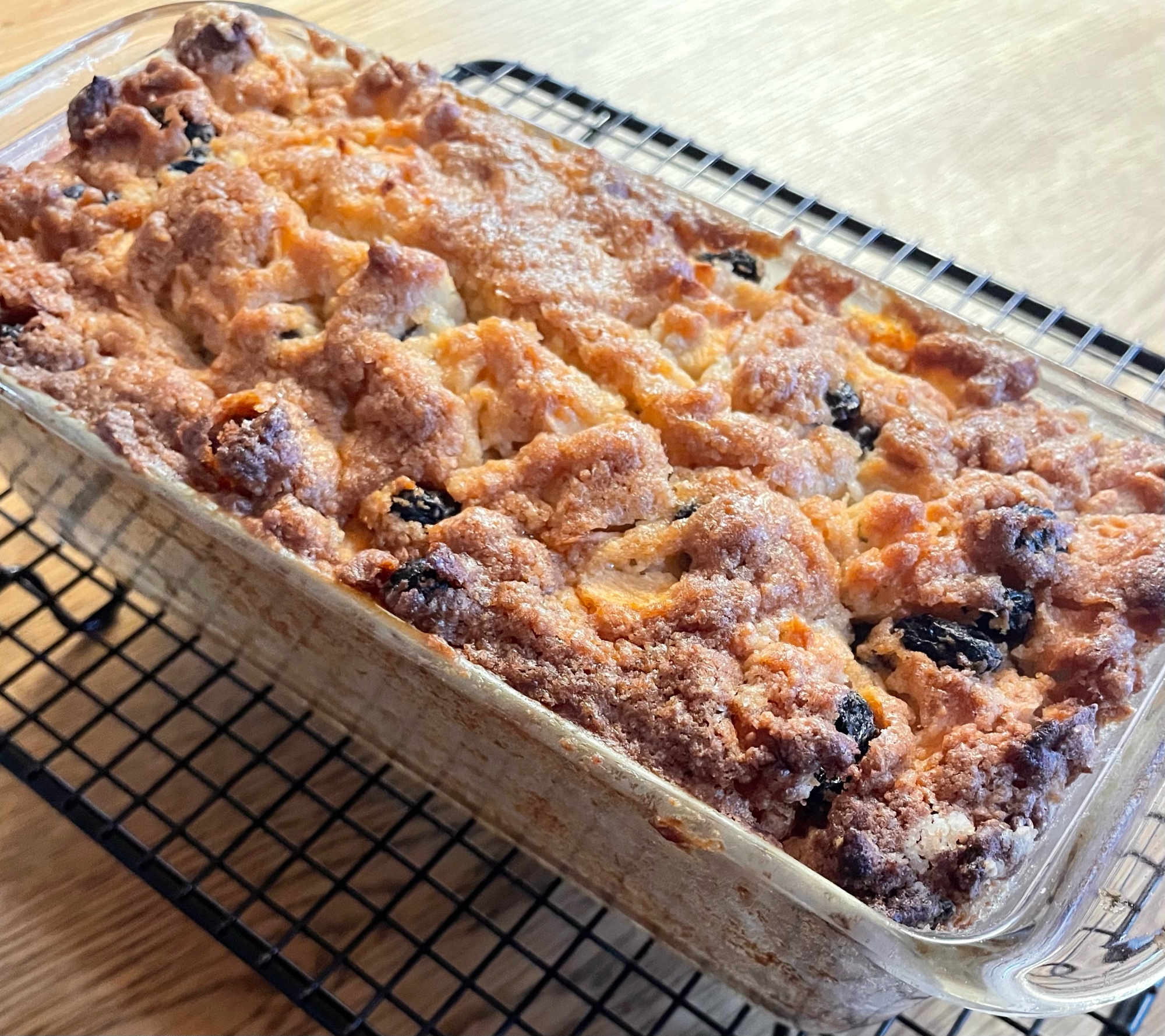 りんごとレーズンの簡単ケーキ