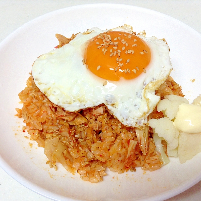 韓国 ツナキムチ炒飯 チャムチキムチポックンバプ