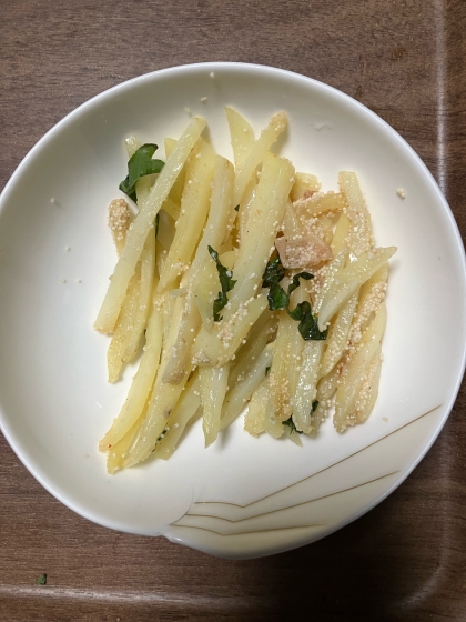 明太子とじゃがいものシャキシャキ炒め