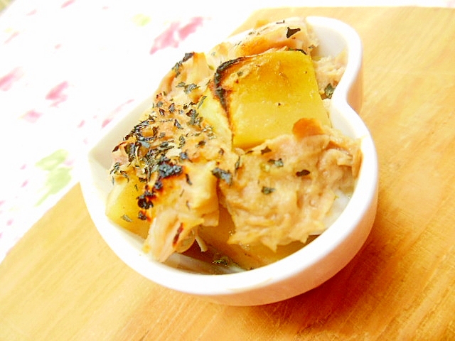 ツナ缶とインカのめざめとクリチのグリル焼き レシピ 作り方 By 小太郎1212 楽天レシピ