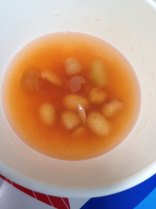 離乳食☆豆のコンソメトマトスープ