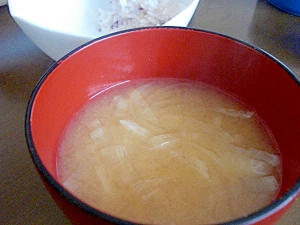 大根と玉ねぎのお味噌汁