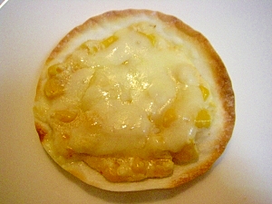 ❤餃子の皮で　チーズがとろ～り　明太コーン焼き❤
