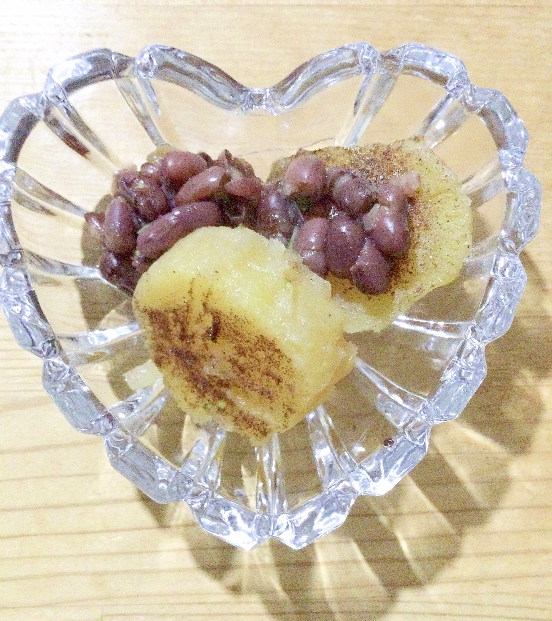 焼き芋と小豆の煮物♪