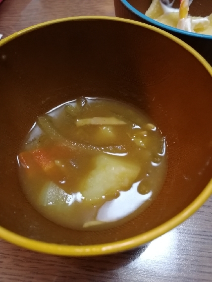 カレー大変身☆翌日のおかず？になりました＼(^o^)／
また作ります。ウインナー食べちゃいましたので写真にはありませんが（笑）