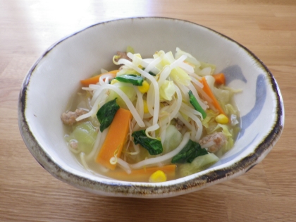 お昼ごはんに作りました。きくらげなしでしたが、美味しく出来ました。野菜がたくさんとれていいですね。また是非作ります♪