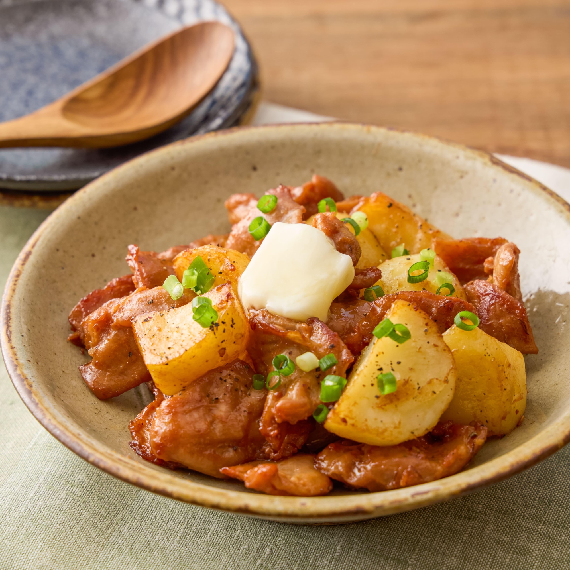 若鶏塩/みそじゃがバター