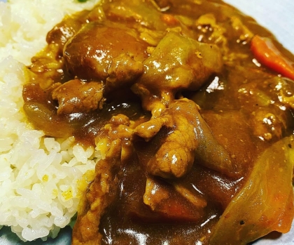 冷凍豚肉のかぼちゃカレー‎܀ꕤ୭*