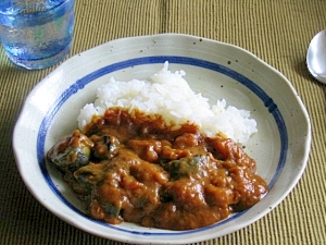 肉なし”揚げナス”カレー♪