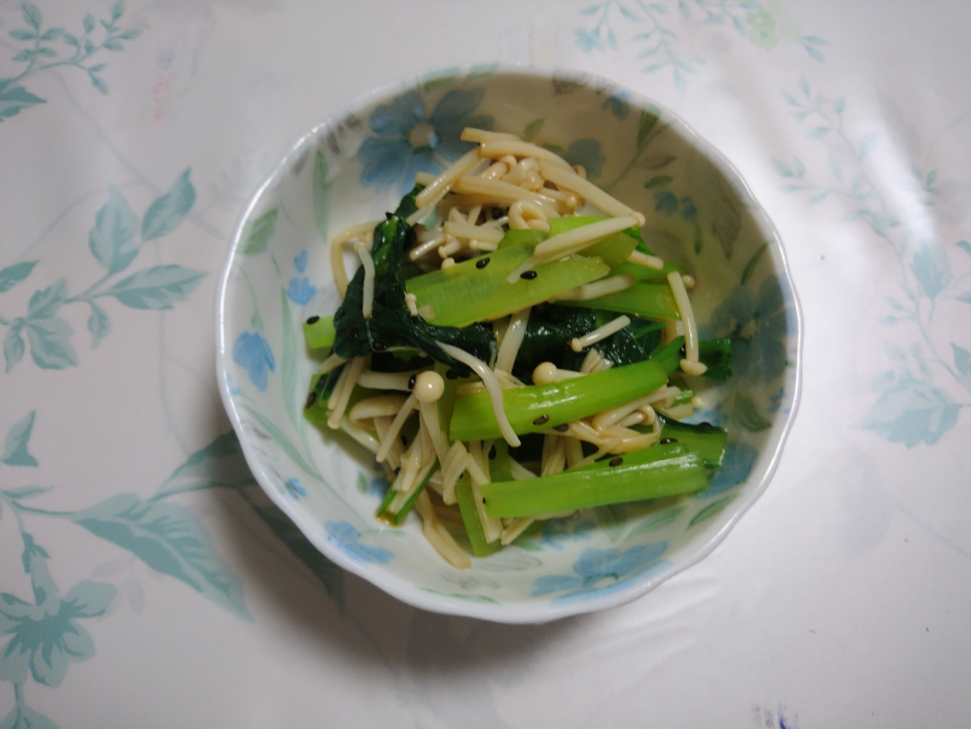 小松菜とえのき茸のおひたし