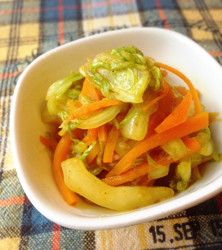 スパイシー！白菜和風カレー炒め