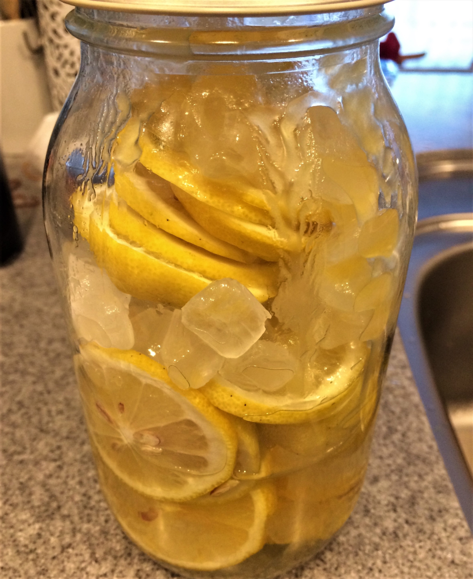 レモンの氷砂糖漬け