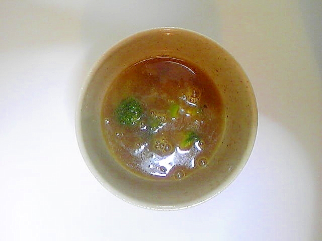 ブロッコリーのカレースープ