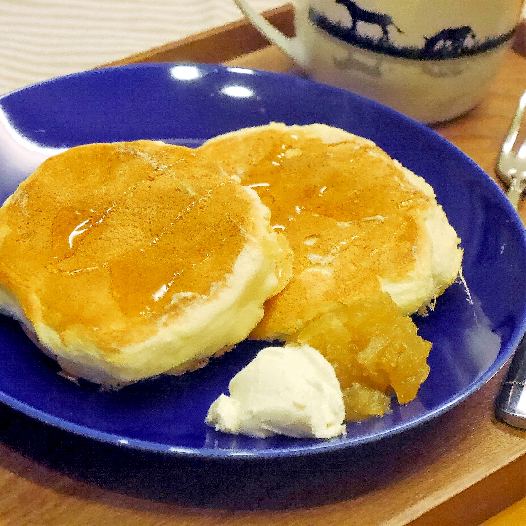 卵白消費 ホケミで簡単ふわふわパンケーキ レシピ 作り方 By Yunachi 楽天レシピ