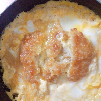 初めまして(^^)一口カツで卵とじを作って、カツ丼にして美味しく頂きました♪♪♪
素敵なアイデアありがとうございました☆