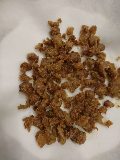 砂肝の皮を初めて調理しました(^-^)美味しく出来ました！