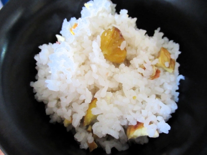 冷凍栗を使って・・・栗ご飯♪
