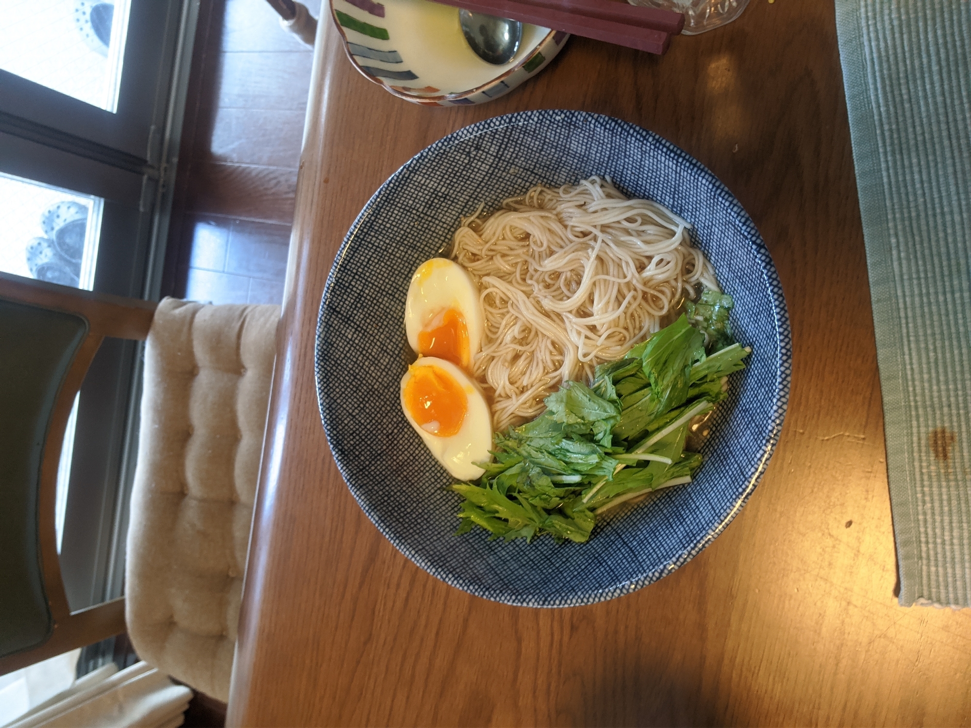 ラーメン風の冷製素麺