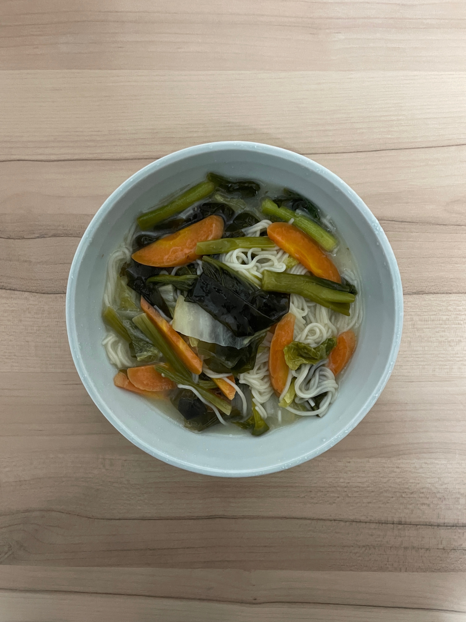 野菜の生姜煮麺