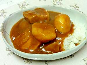 圧力鍋で　ごろごろ野菜カレー