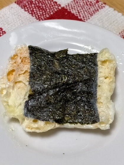 レンジで簡単節約おやつ！パリパリチーズ海苔