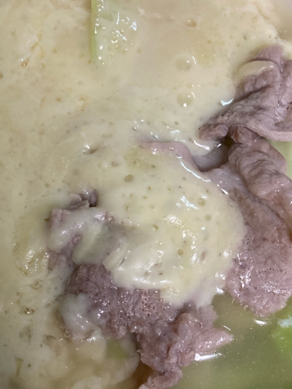 マグカップで作る豚バラと白菜のスープ