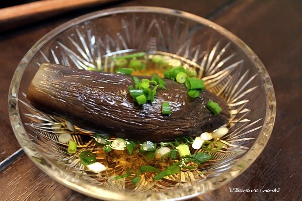 茄子の丸煮＊そうめん添え