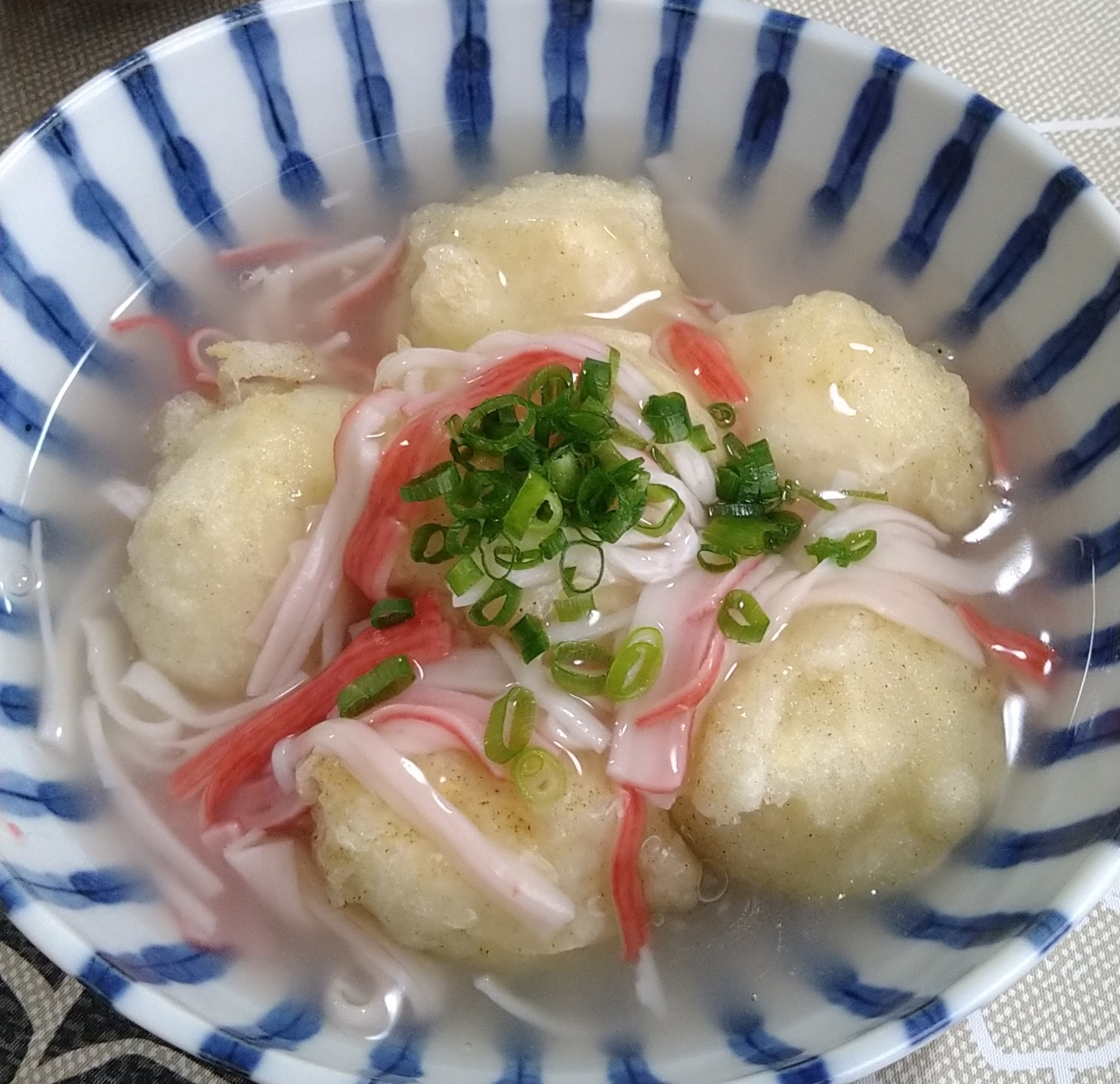 ふわふわ〜豆腐とはんぺんのあんかけ〜