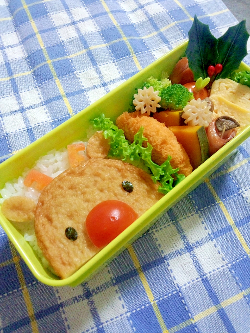 簡単キャラ弁 クリスマス トナカイさんのお弁当 レシピ 作り方 By Cherry05 楽天レシピ